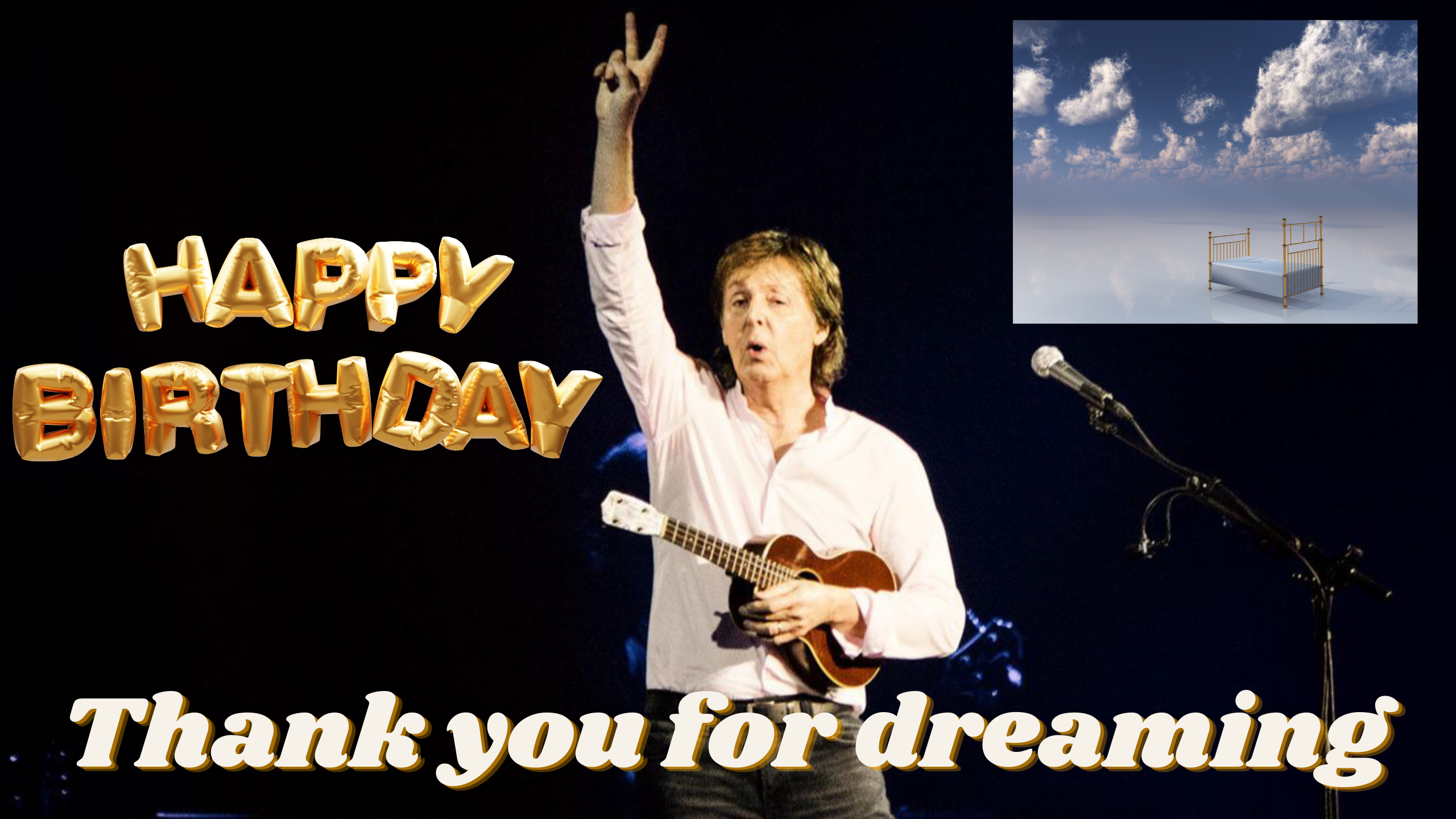 Thank you for dreaming Paul
